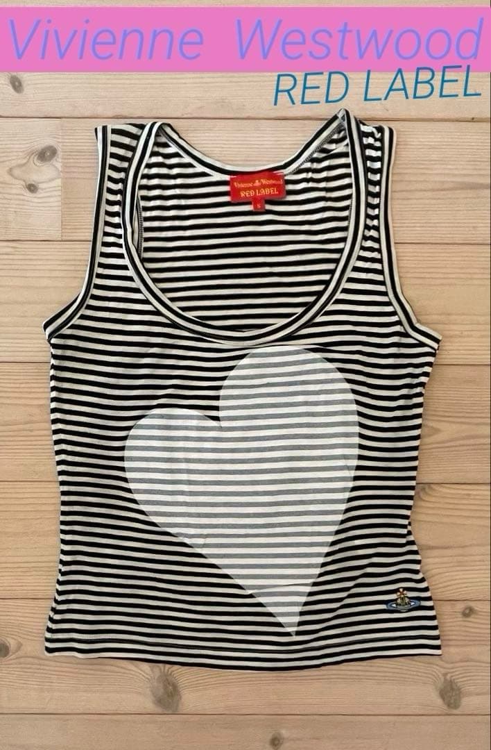 《未使用美品》★ヴィヴィアンウエストウッド★レッドレーベル　タンクトップ　S