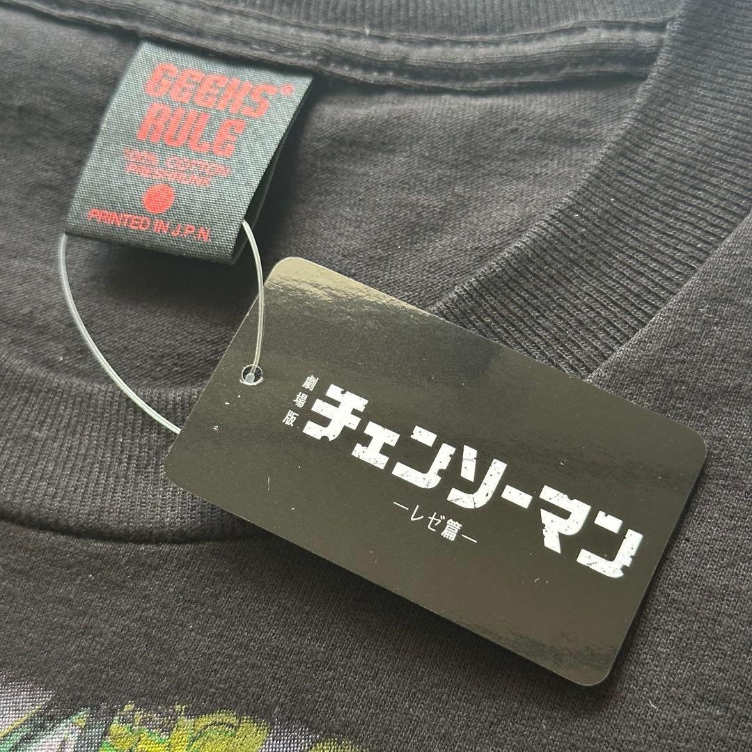 [L/美品/抽選限定/GEEKS RULE] チェンソーマン レゼ Tシャツ