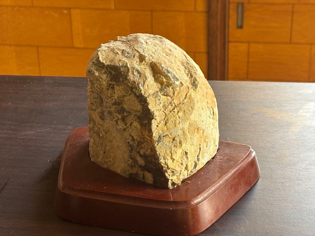 瑪瑙　めのう アゲート装飾品 木製台座付き