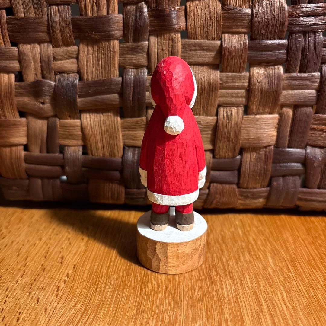 江籠正樹さん　サンタクロース　手彫り