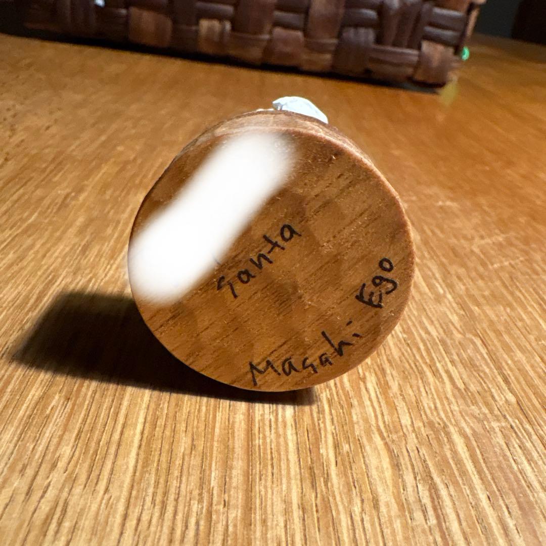 江籠正樹さん　サンタクロース　手彫り