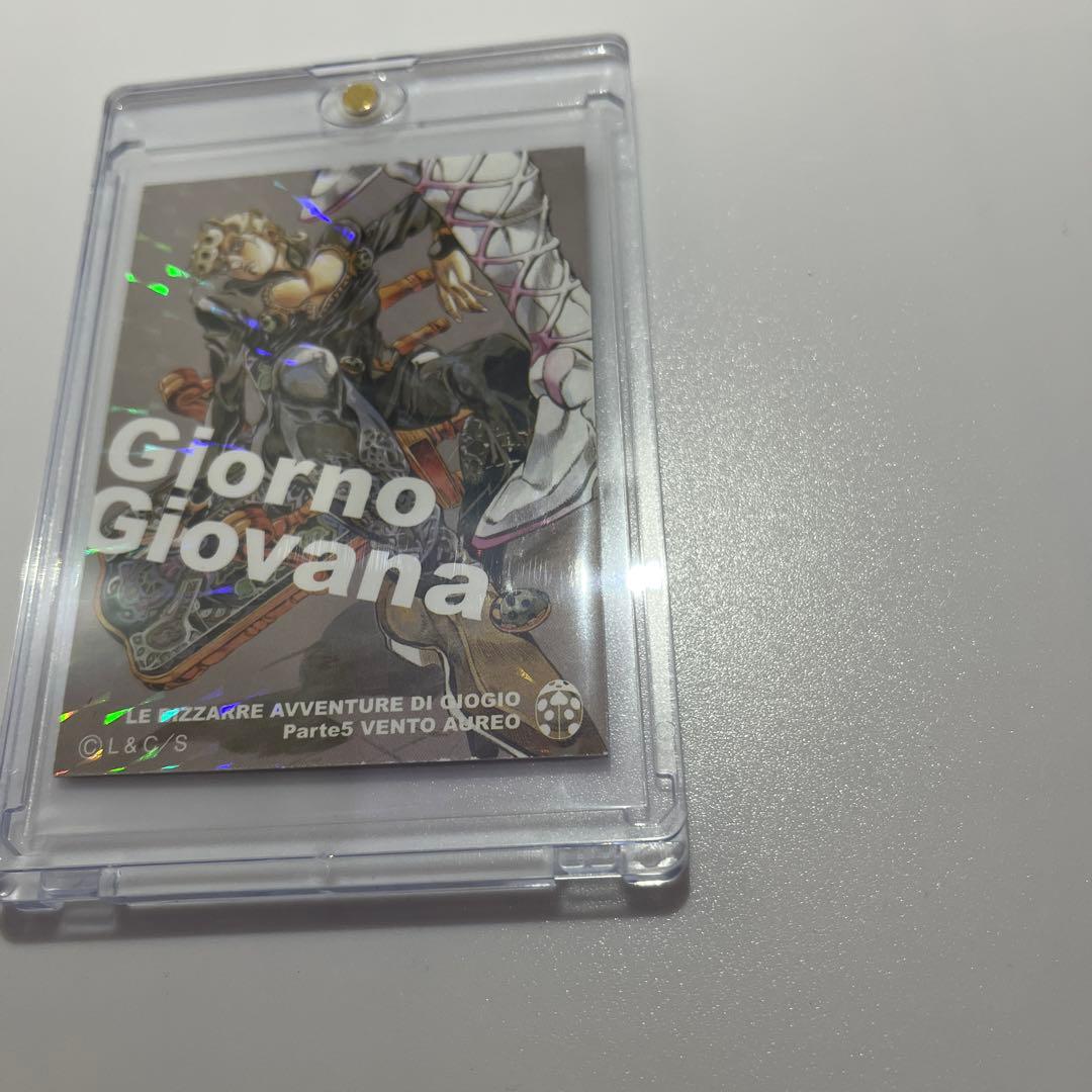 ジョジョの奇妙な冒険 ジョルノ リアルペイントシート カード 荒木飛呂彦