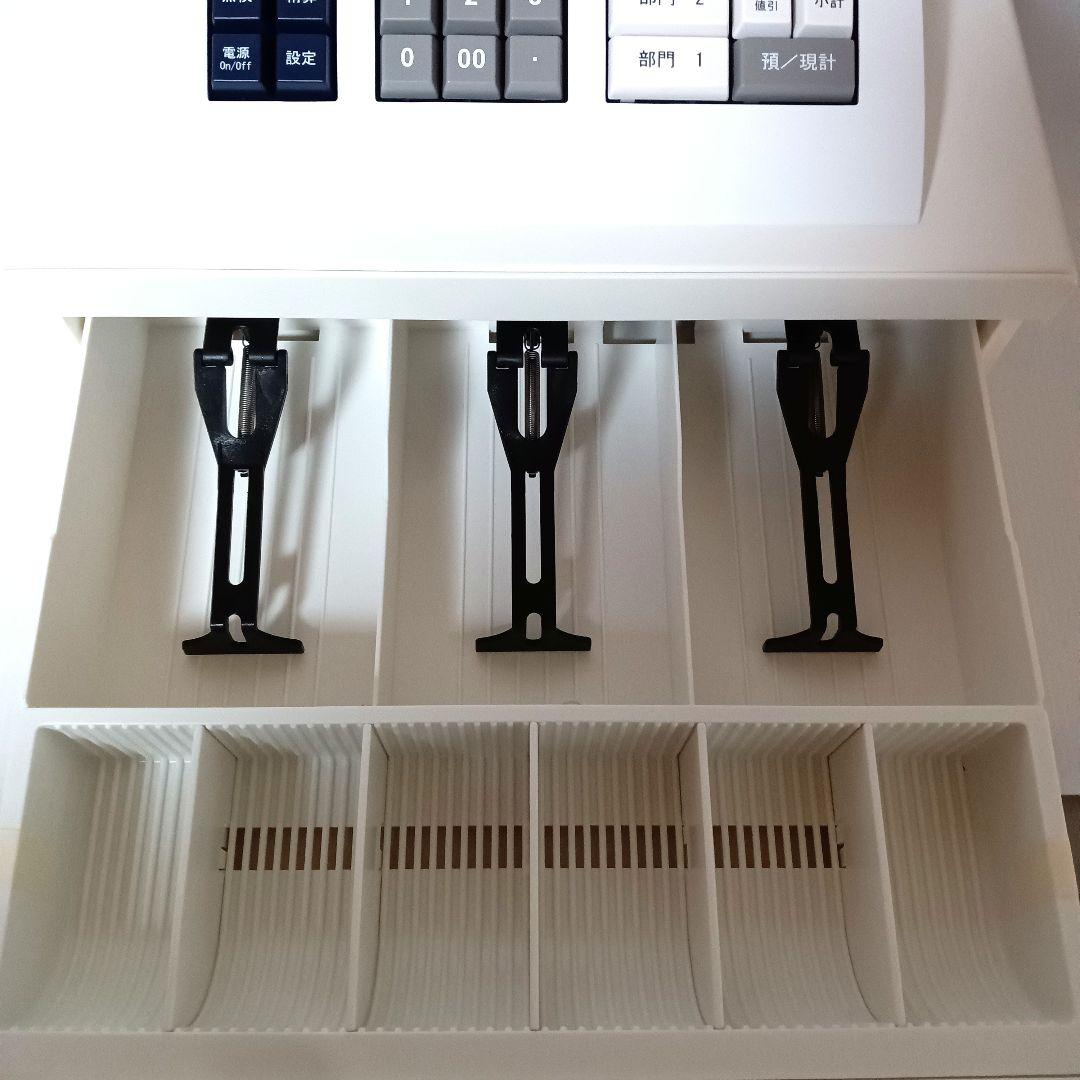 美品 動作品 鍵付き CLOVER 電子レジスター N100LC レシート