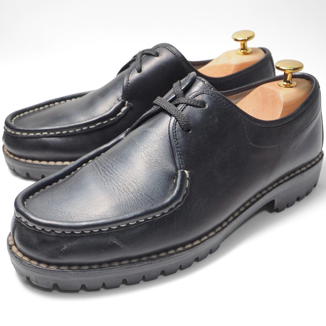 美品 リーガル REGAL チロリアンシューズ 革靴ブラック メンズ25.5cm