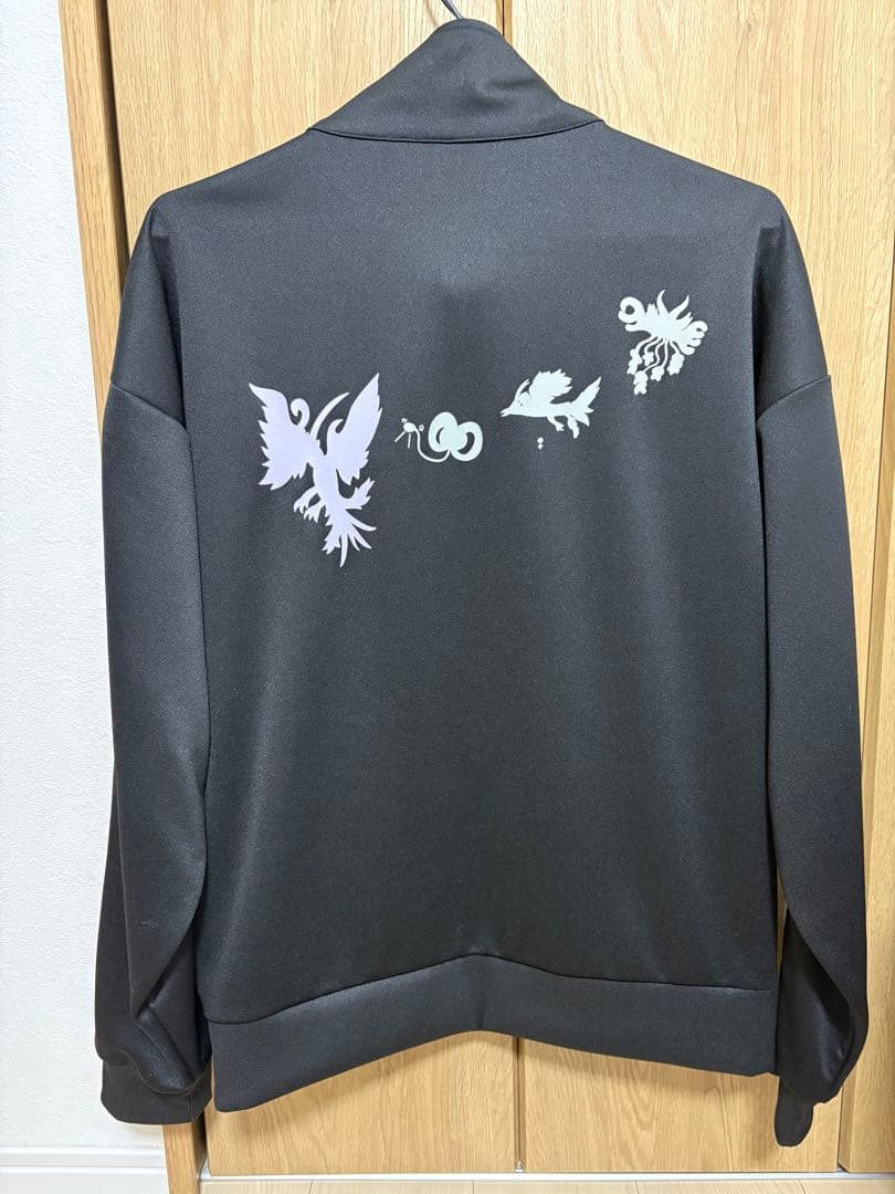 ポテンヒット トラックジャケットLサイズ 天竺鼠川原モデル（ブラック/パープル）