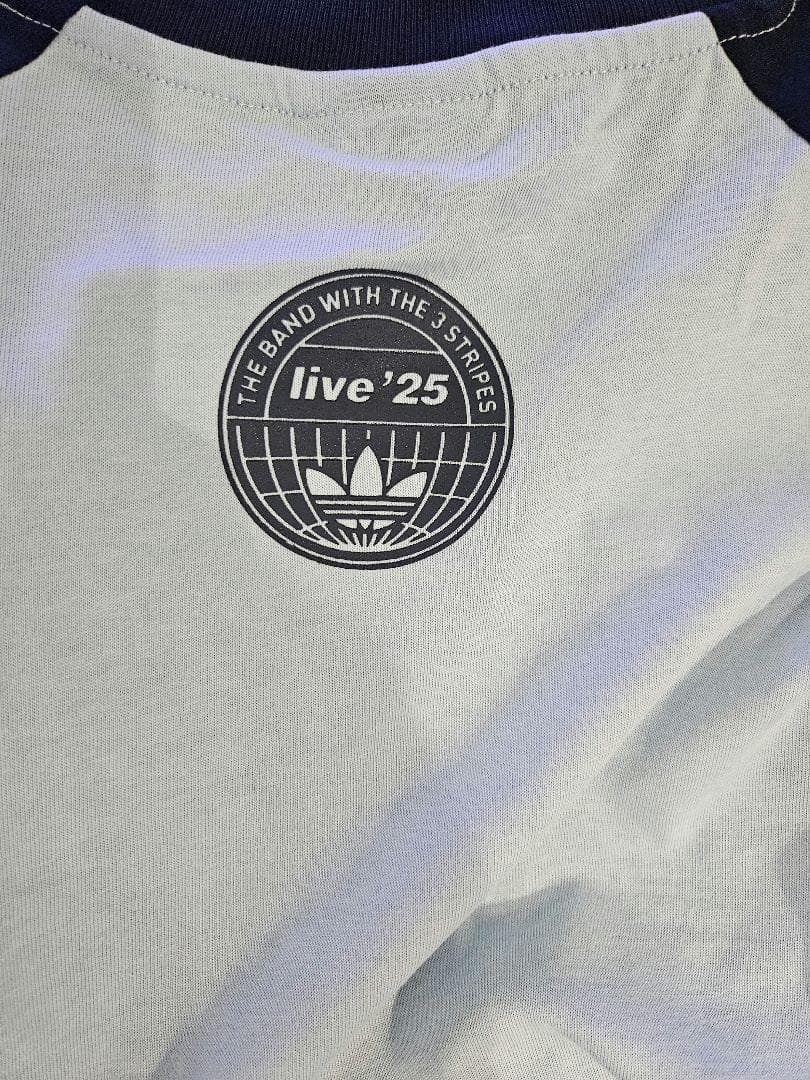 正規品 M adidas × oasis Tシャツ 新品 タグ付き ブルー