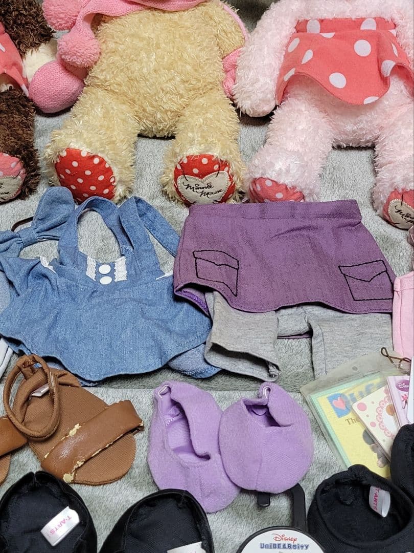 Disney ぬいぐるみ本体 着せ替え用 洋服 小物類 まとめ売り