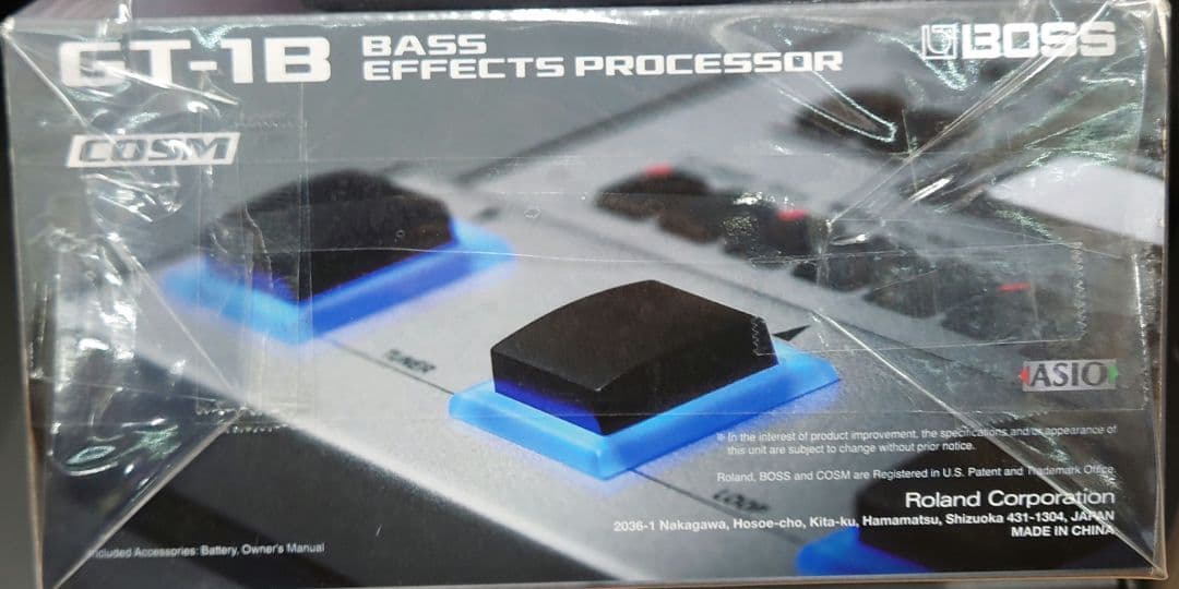 ■■【箱・電源AC付】BOSS GT-1B ベースエフェクトプロセッサー『美品』