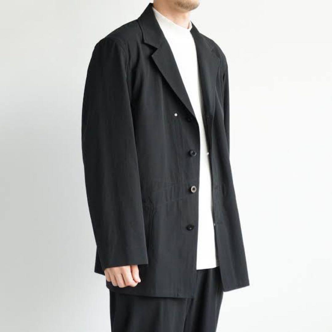 メンズ　アウター　ジャケット　ブラック　薄手　22ss