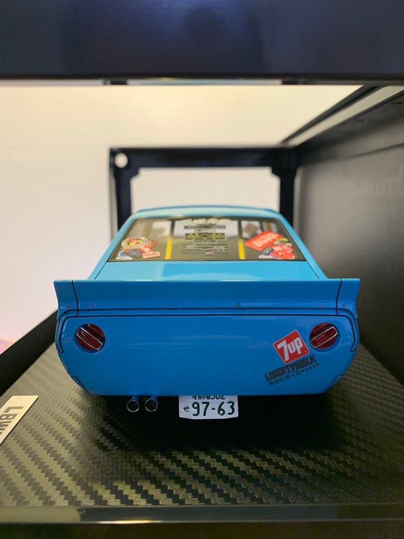 イグニッションモデル　1/18 LBWK ケンメリ ライトブルー　　3219