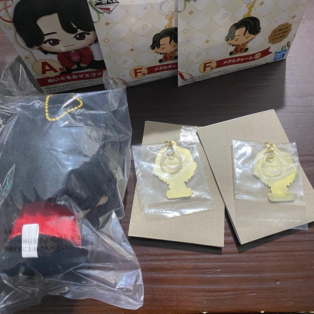 ミセス 1番くじ 大森元貴 3点セット ぬいぐるみ メタルチャーム A賞 F賞