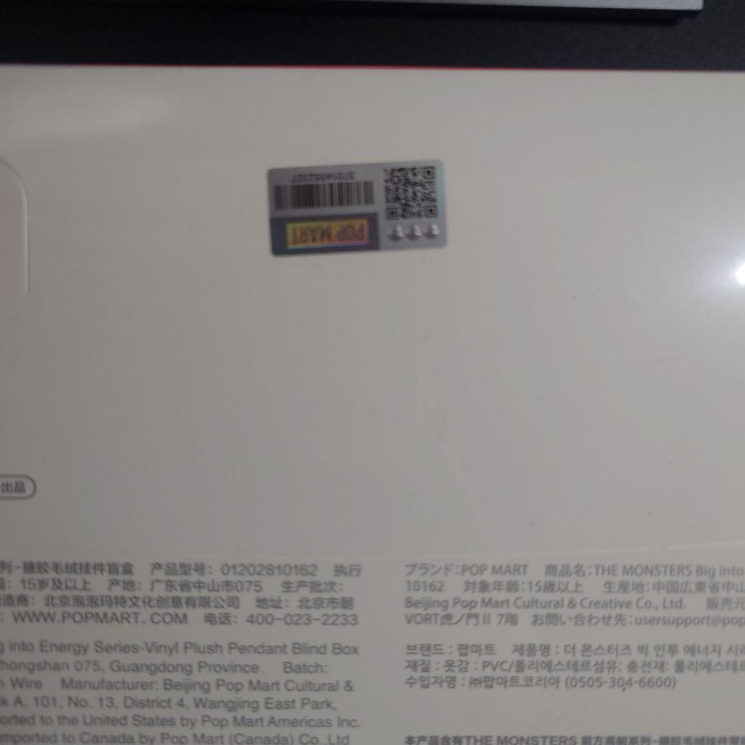 【新品未開封・正規品】ラブブ ボックス 1箱 Big Into Energy