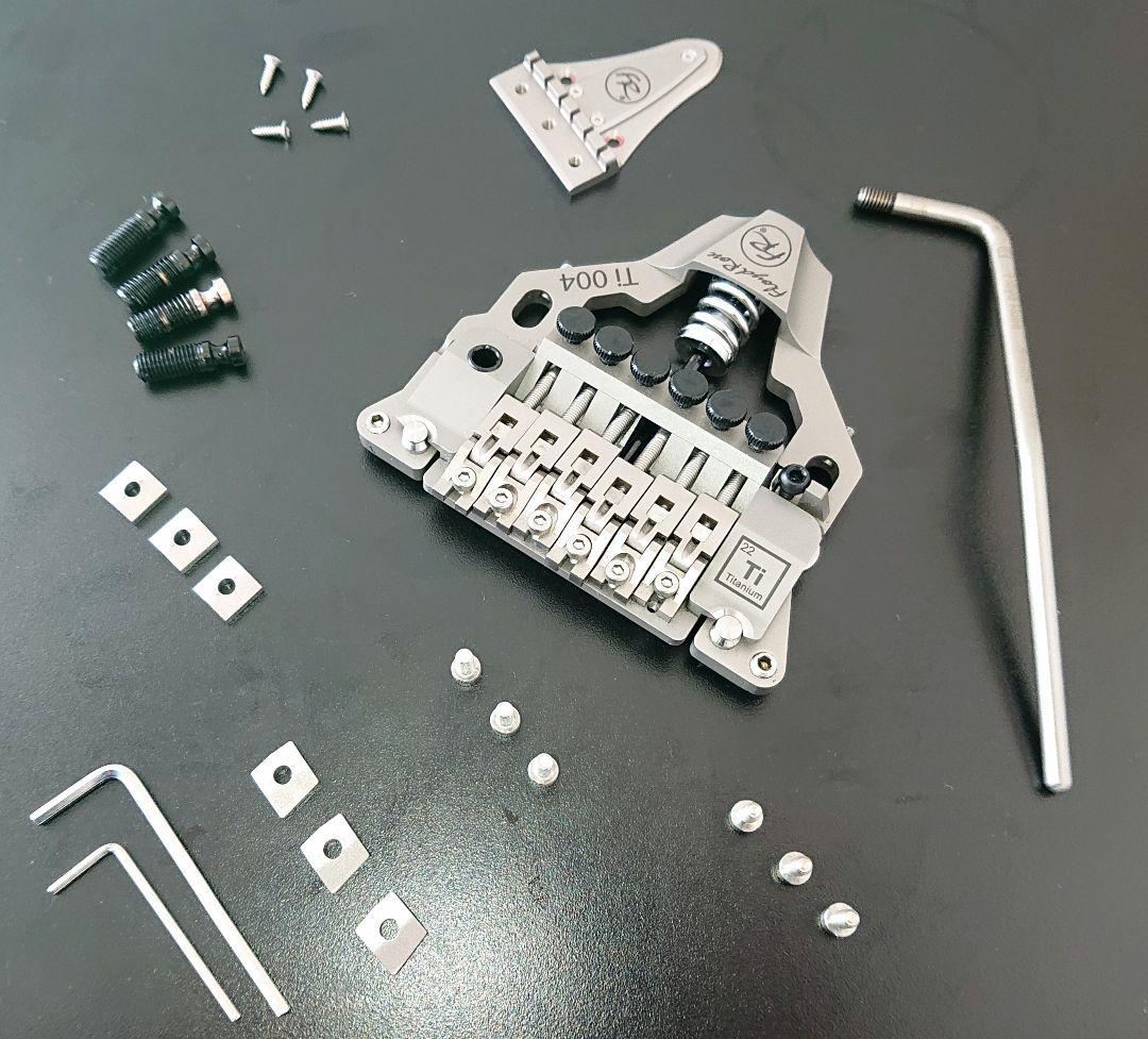 Ti004 フロイドローズFLOYD ROSE FRX トレモロTITANIUM