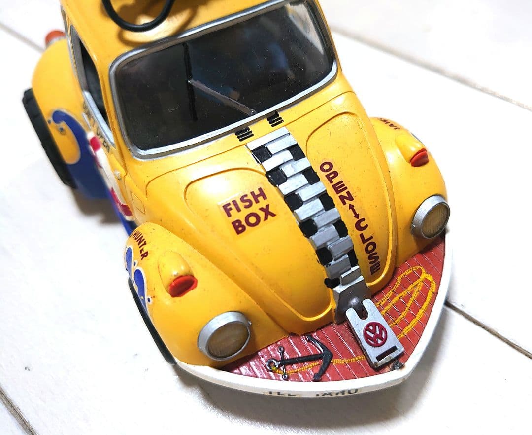 グンゼ産業プラモデル おっとっと自動車シリーズ「シャークハンター」組立済