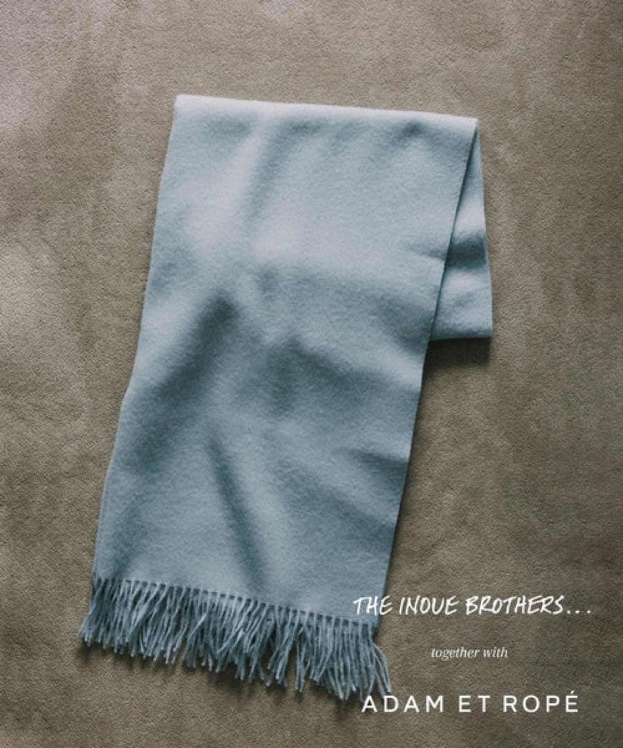 THE INOUE BROTHERS別注アダムエロペ 大判ストール　マフラー