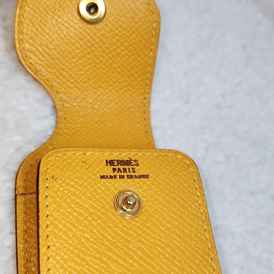 エルメス　HERMES イエロー　ペンケース　 美品