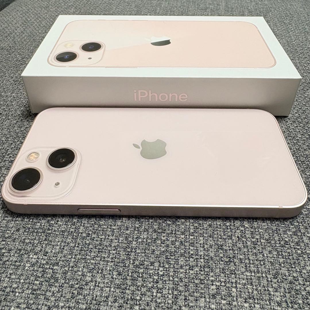 Apple iPhone 13mini ピンク 128GB 美品本体 箱付
