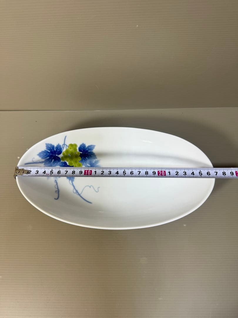 2219 香蘭社　葡萄　オーバルボウル