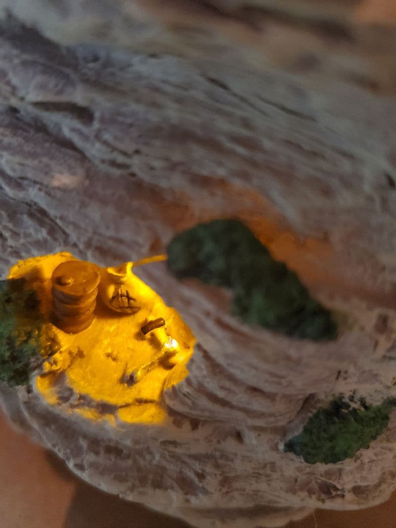 ジブリ　紅の豚　ポルコのアジト　ライトアップサウンドジオラマ