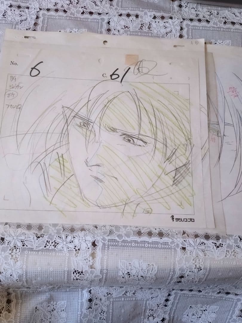 ☆当時物OVA・テッカマンブレードIIダービットセル画背景付き＋ファイル＋おまけ