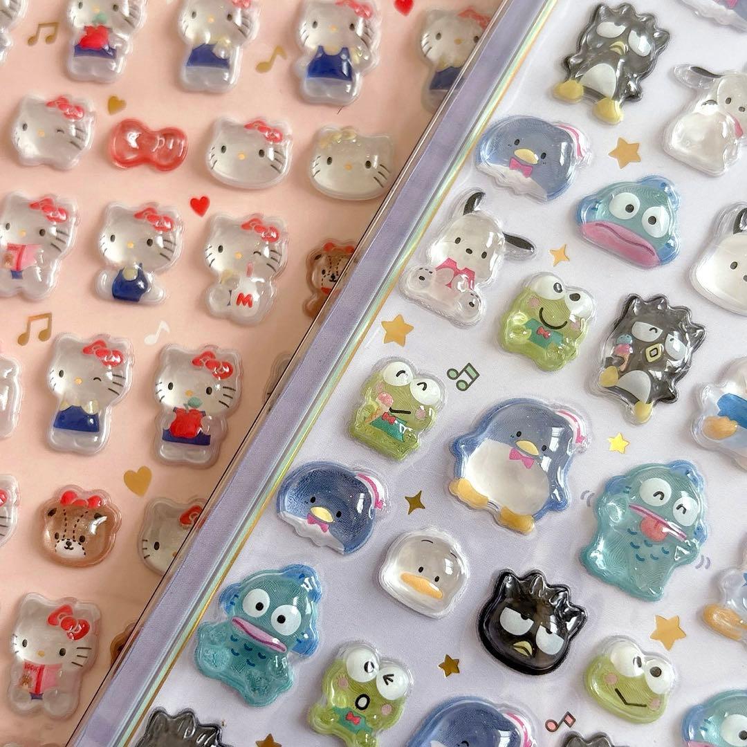 タイムセール·͜·❤︎‬サンリオ♡ボンボンドロップシール♡正規品コンプ8種セットꕤ︎︎