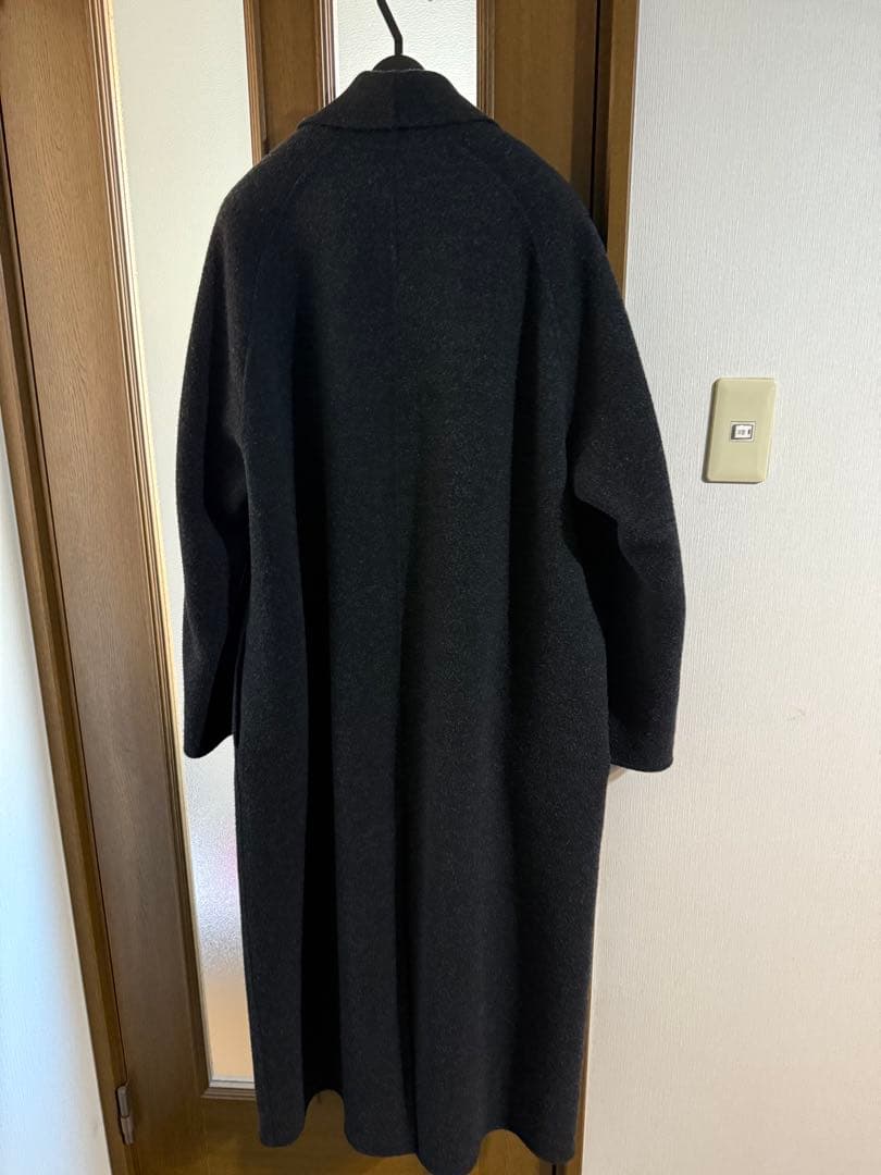 LIDNM SHAWL COLLAR REVER COAT サイズＳ