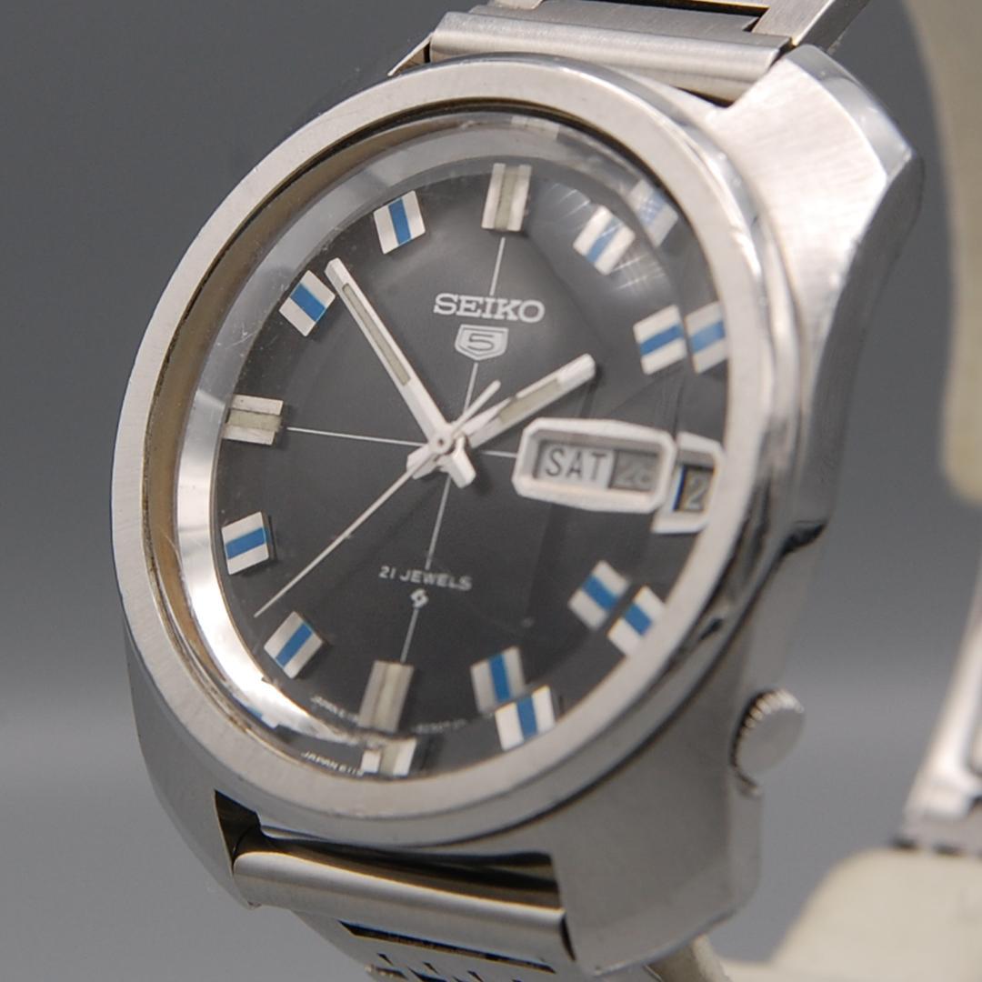 【OH済み】セイコー ファイブ 6119 自動巻時計 アンティーク