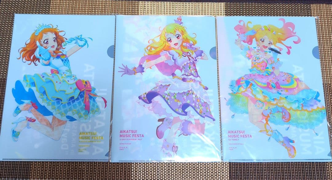 アイカツ　クリアファイル