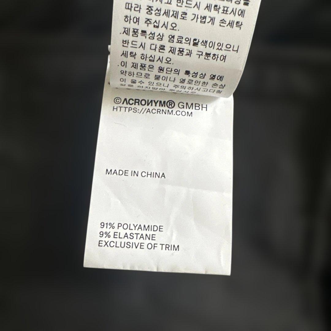 ACRONYM P30A-DSKR-BKS ブラックS