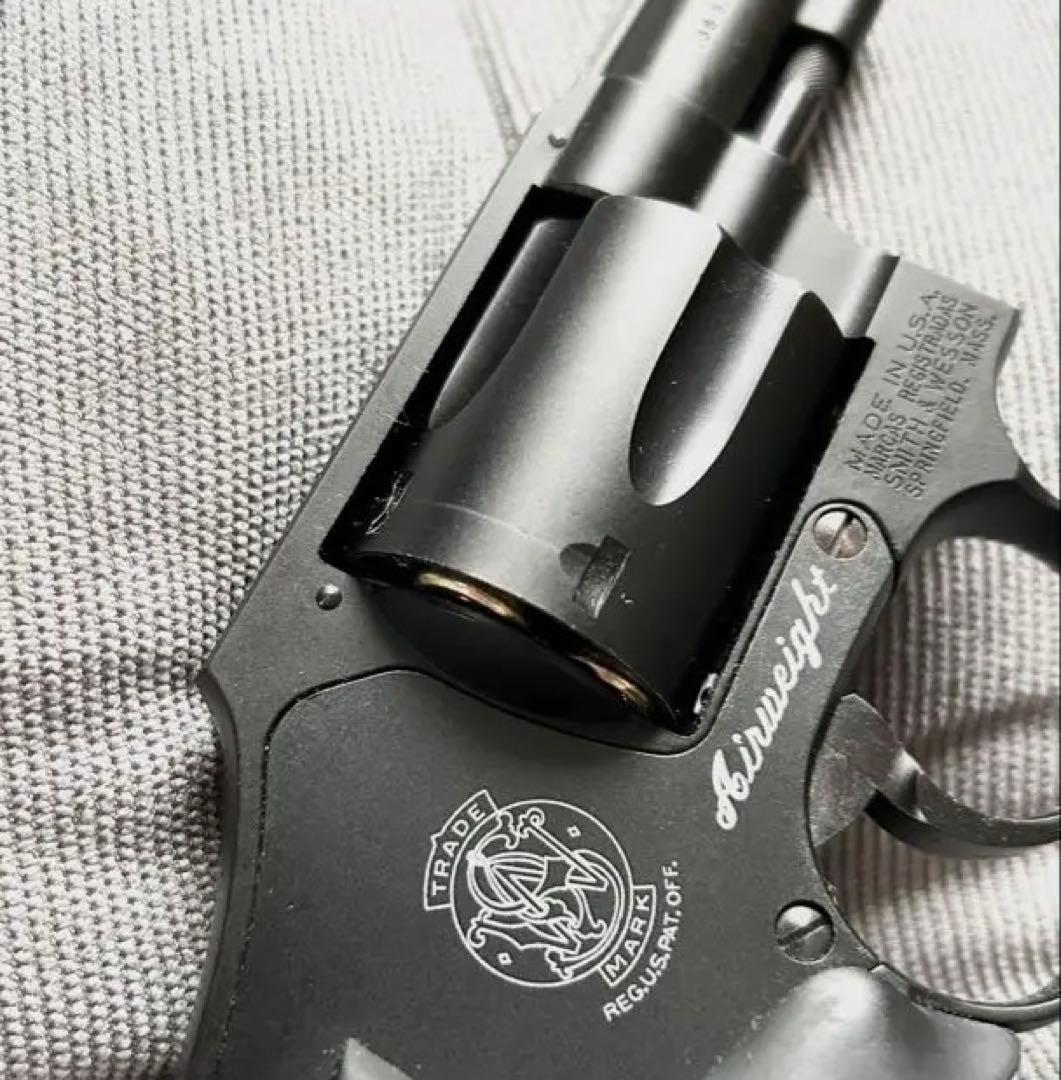 【タナカ】S&W M442J-police HW & ホーグラバーグリップ