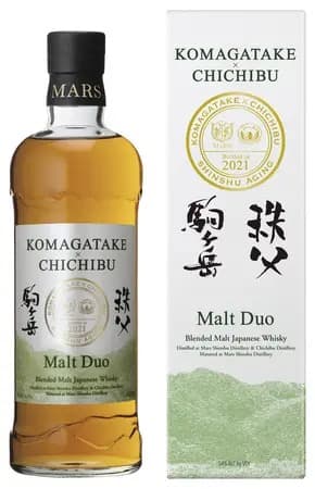 本坊酒造 マルス信州蒸溜所 モルト デュオ 秩父×駒ヶ岳2021