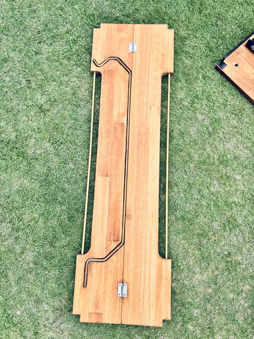 キッチンテーブル　木製折りたたみアウトドアテーブル　DIY