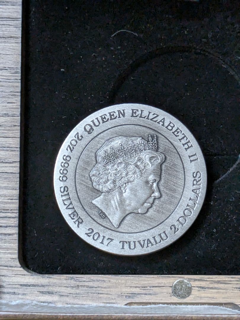 ツバル　女神ヘル　2オンス純銀