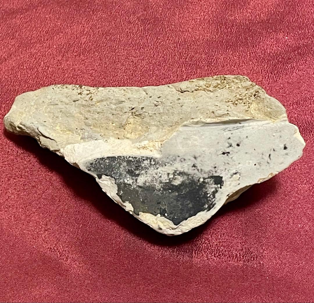 ◎安土城 金箔軒平瓦片・軒丸瓦片 安土桃山 織田信長 古瓦 戦国時代