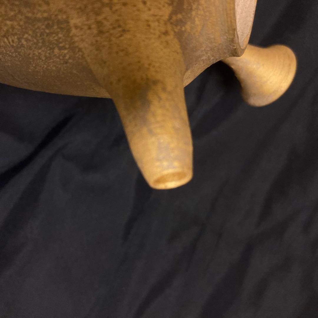 【希少】小川甚八 金彩急須 共箱 名工