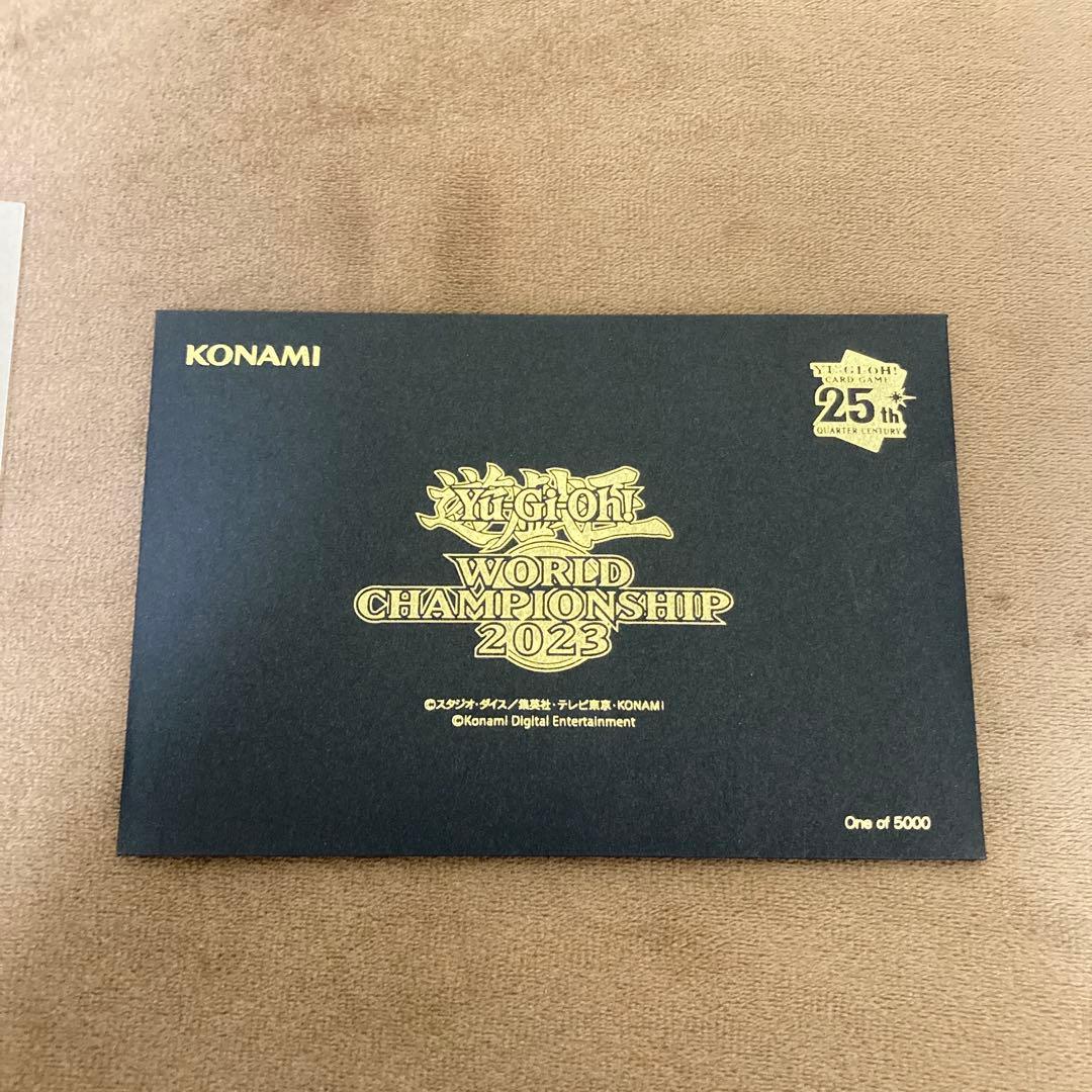 遊戯王 WCS2023 黒封筒 ブラックマジシャンガール、魔法の筒 新品未開封