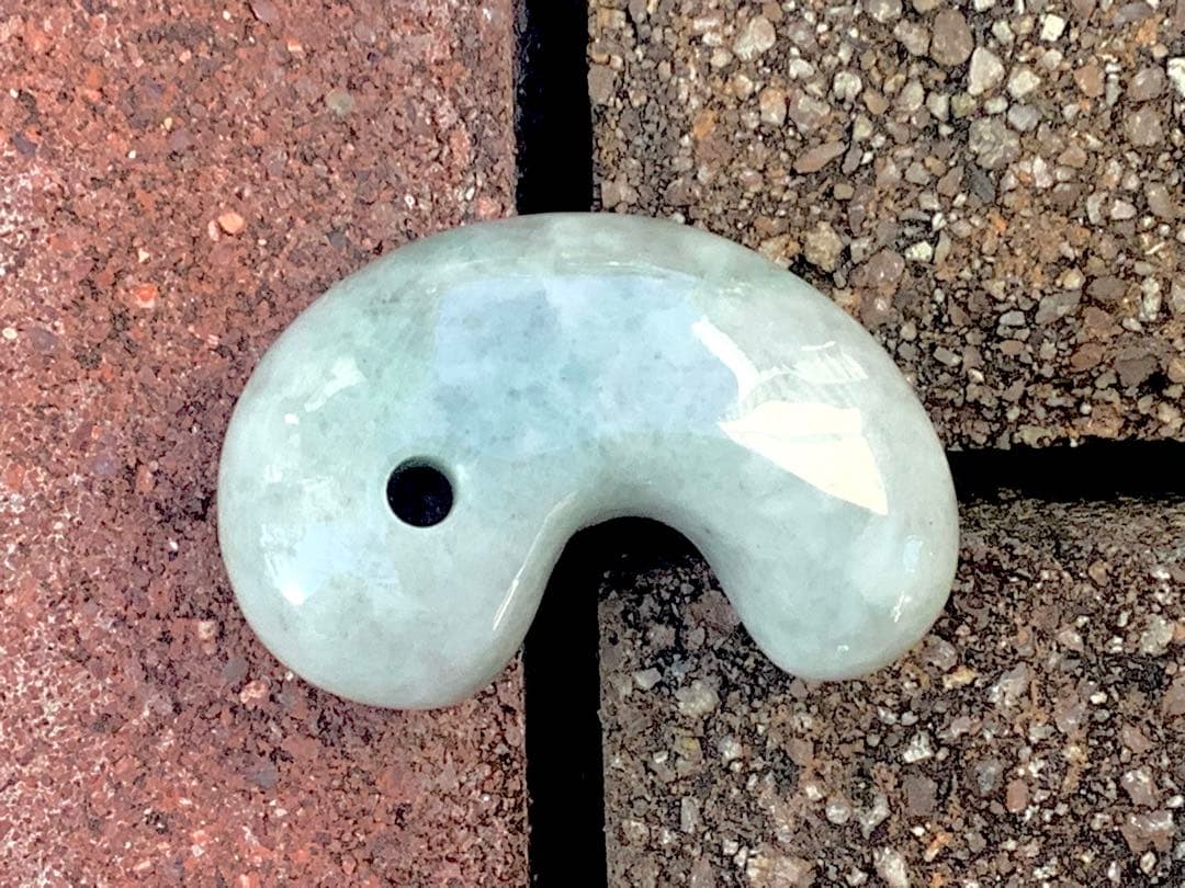 ✳激安‼️特別安価　糸魚川翡翠アイスジェイド*氷肌目　古代からのお守り　機械鑑定付