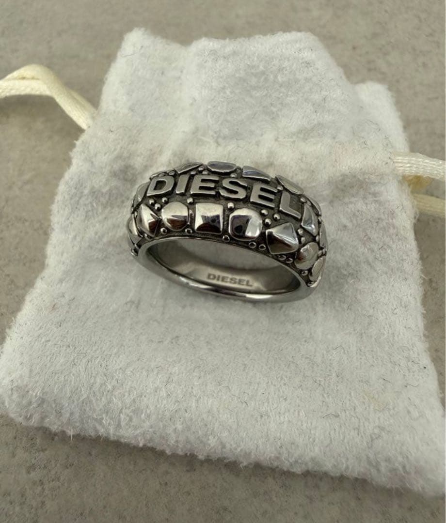 ☆DIESEL☆ステンレス スタッズリング