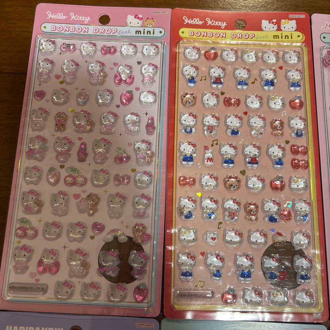 即日発送　正規品　サンリオ　ボンボンドロップシールmini コンプ 8種　セット