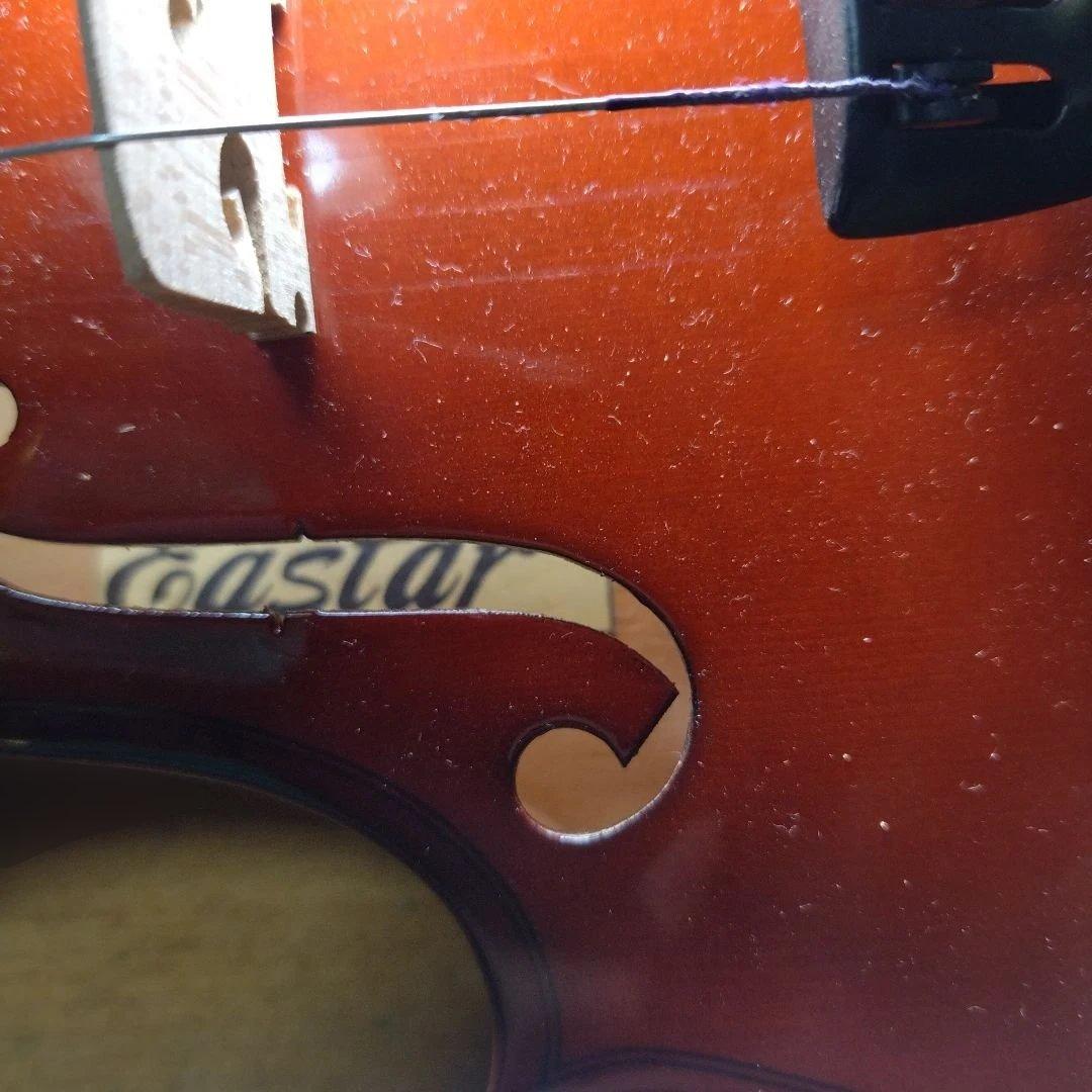 ♥大幅値引済♥新品イ―スタ―バイオリン4/4♥極美品♥大人用♥弓ケ―ス松脂付