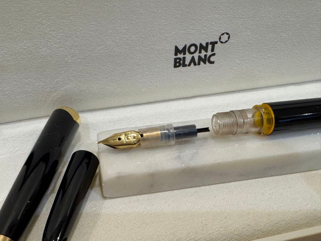 【極美品】モンブラン NO 121 万年筆18K ブラック④過渡期版　激レア