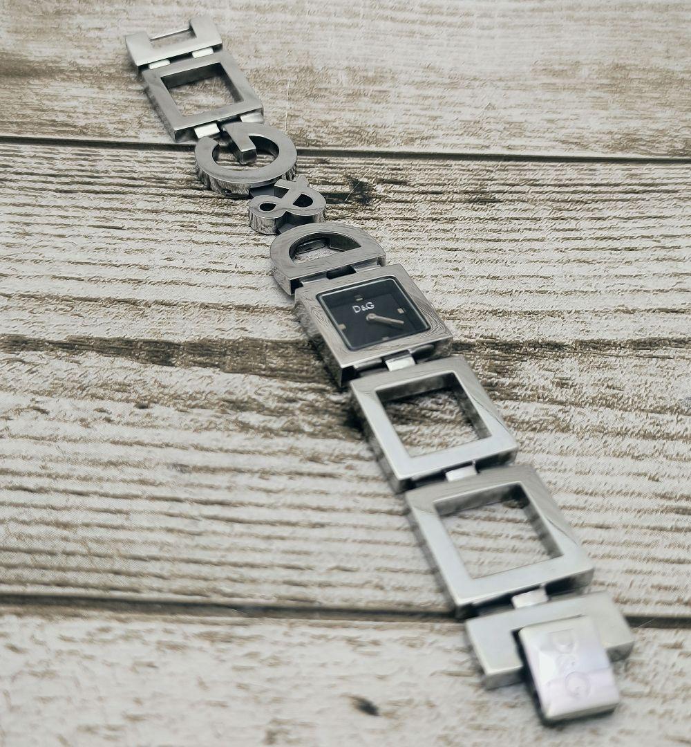 動作品　腕時計　D&G TIME　ドルチェ＆ガッバーナ　シルバー　ブレスレット