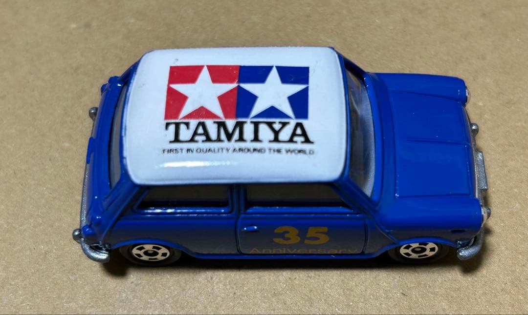 トミカ ミニクーパー クリヤマ模型 タミヤ ブルー