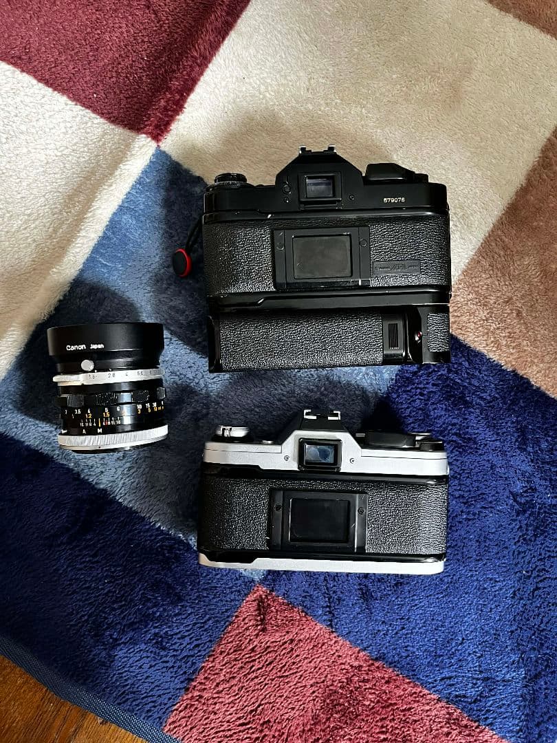 Canon A-1 & AE-1 フィルムカメラセット