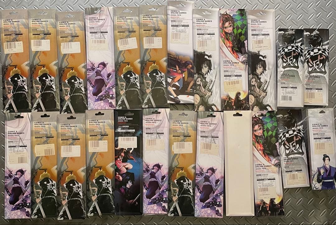 鬼滅の刃 日輪刀 ペーパーナイフ 刀 全24種 コンプ 禰豆子の日輪刀