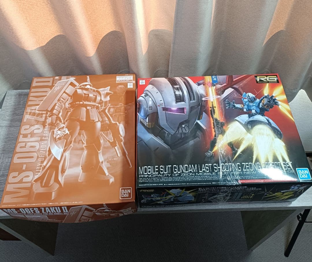 ガンプラ2体セット　RGジオングラストシューティング MGガルマ専用ザク