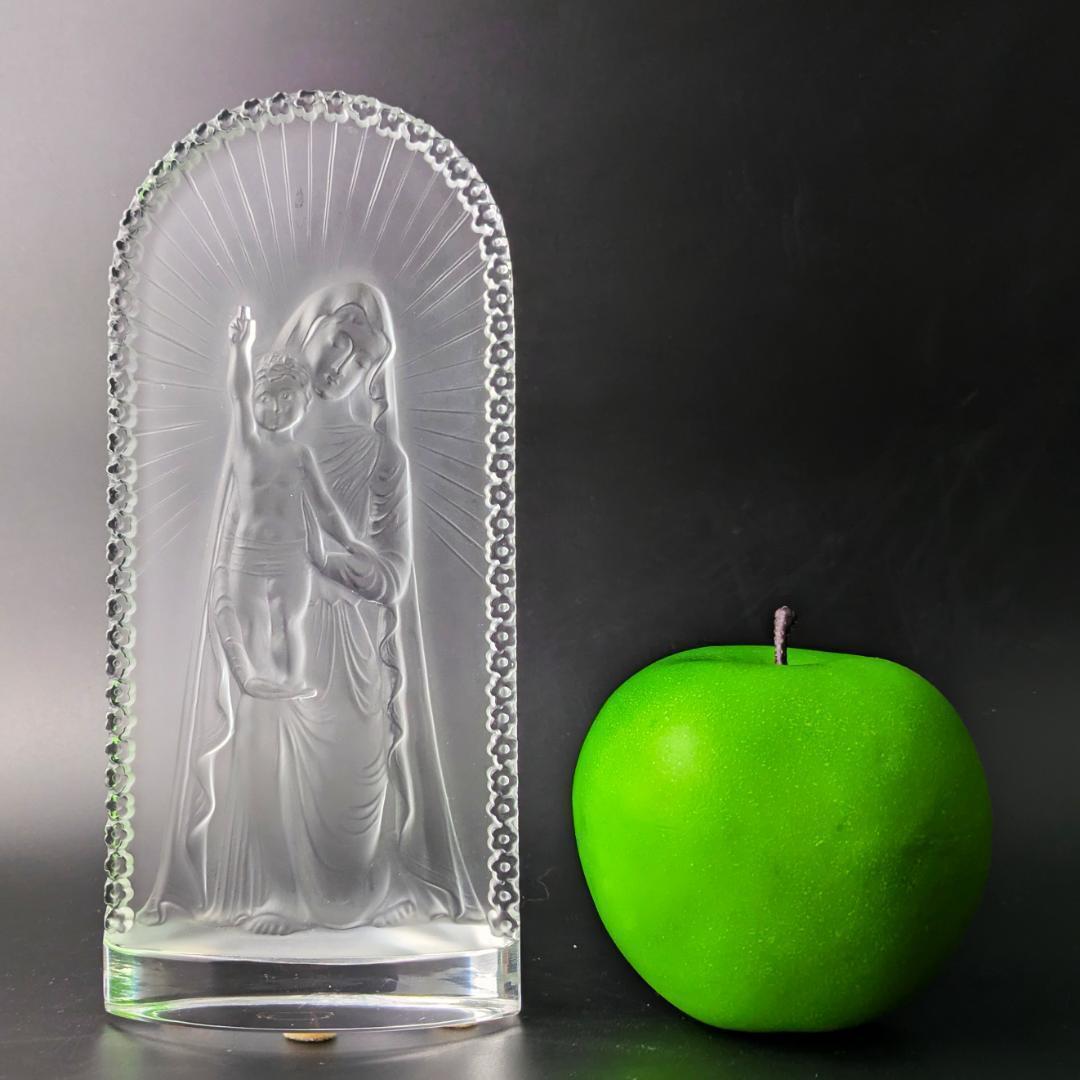 ラリック 聖母子像 Vierge à l'enfant 限定復刻 手彫りサイン入