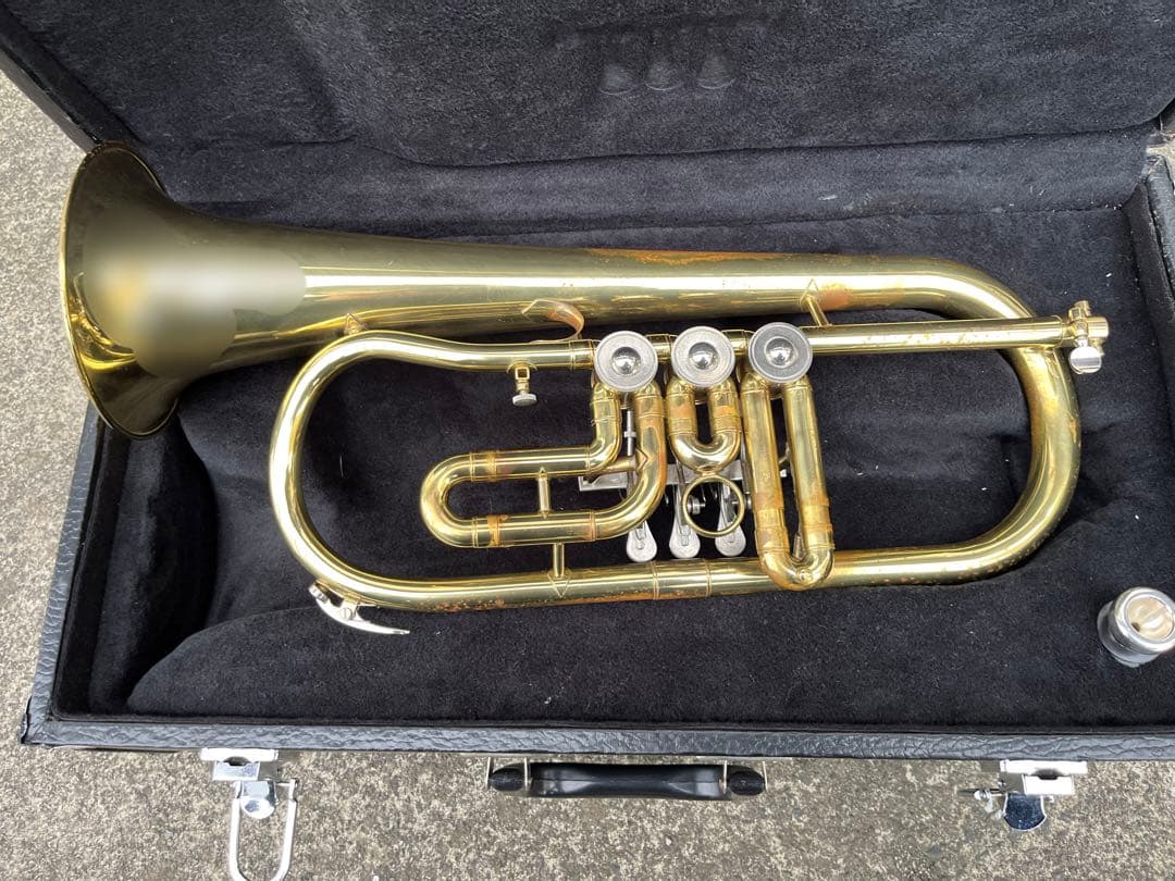 フリューゲルホルン マウスピース付き