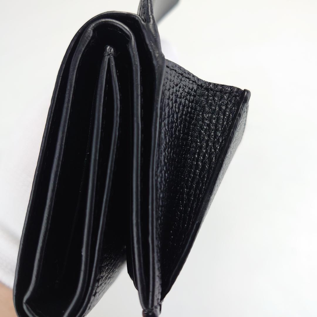 【美品】ロエベ　アナグラム　トライフォールド　Wホック　三つ折り財布　1202