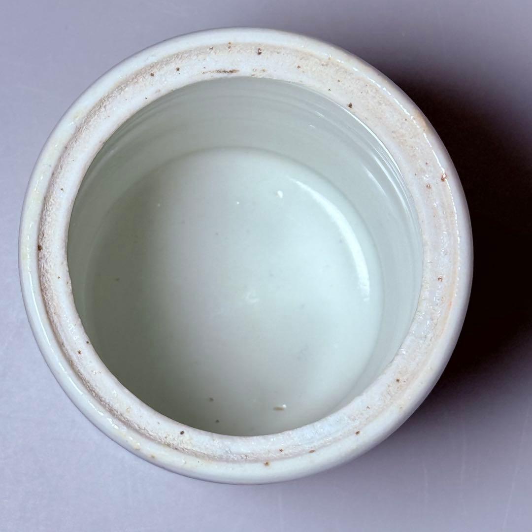 古伊万里　極上品　染付蛸唐草文様火入れ　灰入れ　江戸期　骨董　古美術コレクション